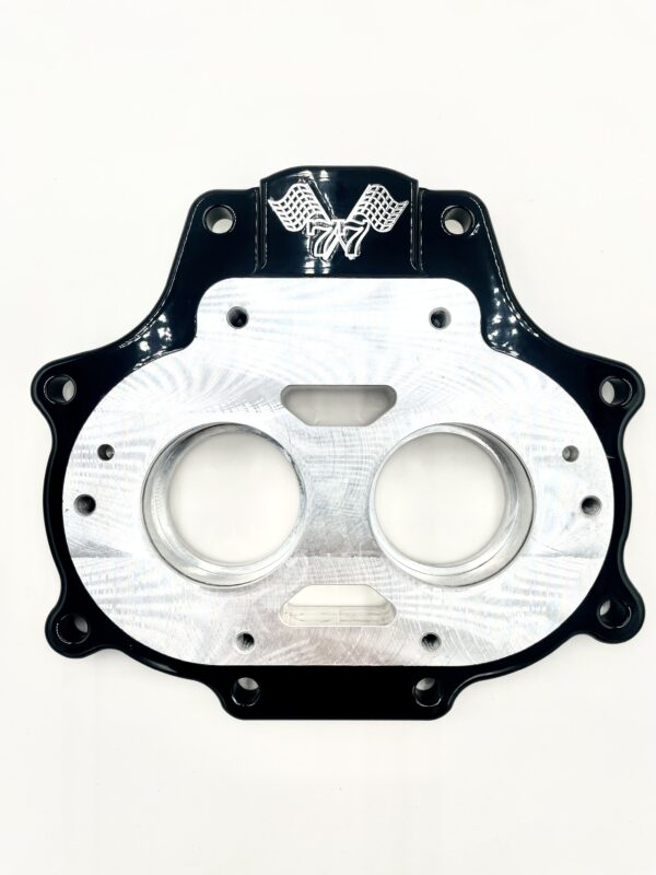77 Cycles 17-23 M8 6 Speed Billet 6061 Transmission Trap Door - Image 2
